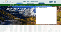 Desktop Screenshot of fisherinjurylaw.com